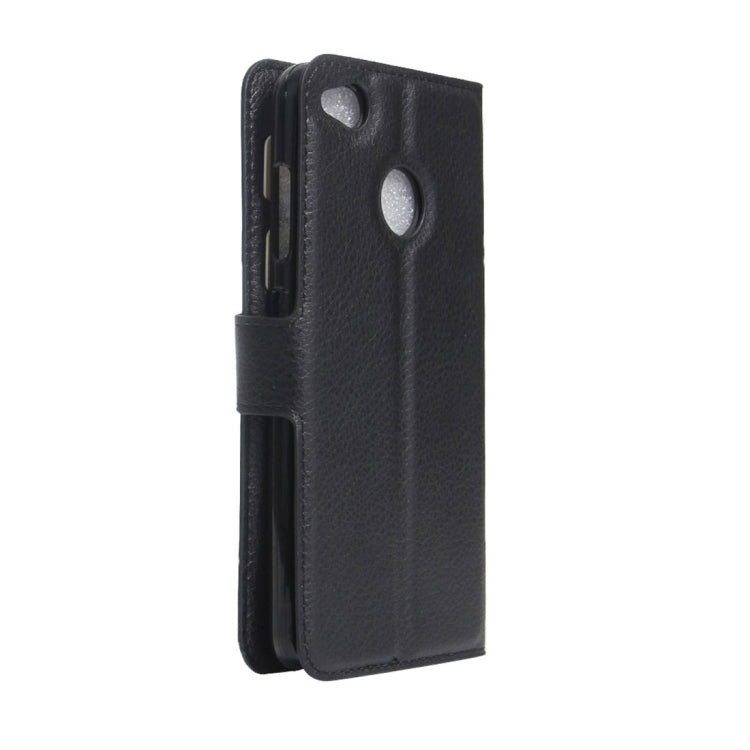 For ZTE  Nubia Z11 MiniS Litchi Texture Horizontal Flip Leather Case with Holder & Card Slots & Wallet