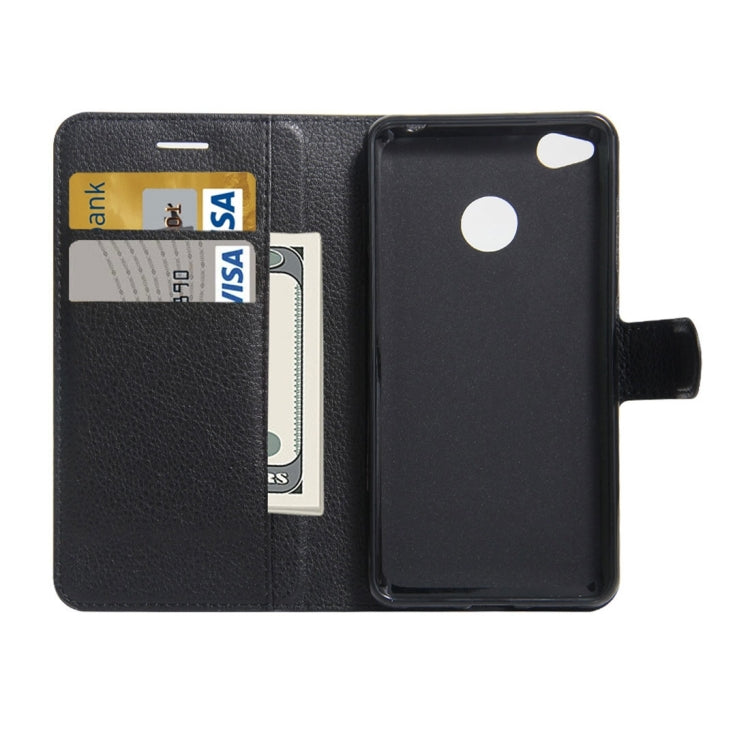 For ZTE  Nubia Z11 MiniS Litchi Texture Horizontal Flip Leather Case with Holder & Card Slots & Wallet