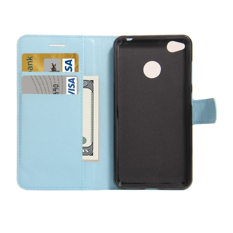 For ZTE  Nubia Z11 MiniS Litchi Texture Horizontal Flip Leather Case with Holder & Card Slots & Wallet