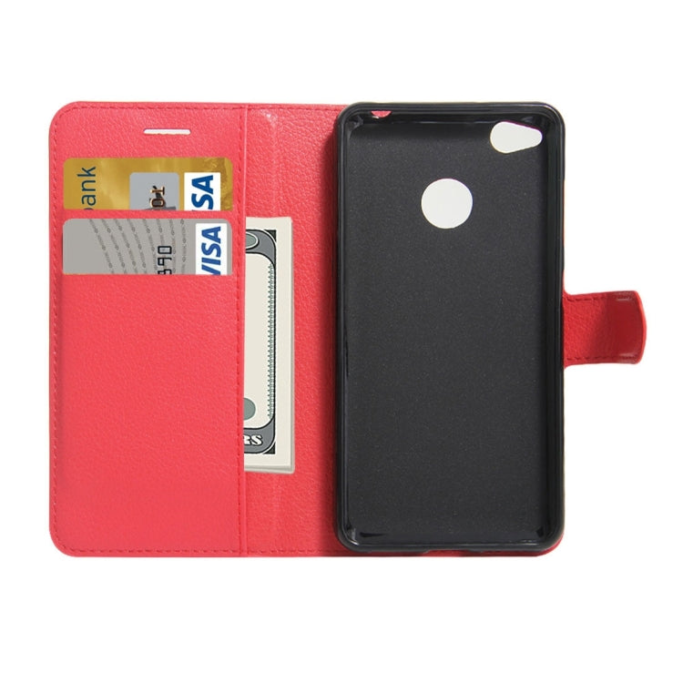 For ZTE  Nubia Z11 MiniS Litchi Texture Horizontal Flip Leather Case with Holder & Card Slots & Wallet