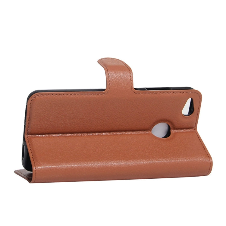 For ZTE  Nubia Z11 MiniS Litchi Texture Horizontal Flip Leather Case with Holder & Card Slots & Wallet