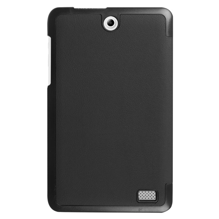 For Acer Iconia One 8 / B1-850 Custer Texture Horizontal Flip Solid Color Leather Case with Three-folding Holder