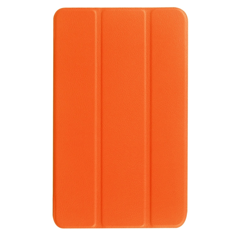 For Acer Iconia One 8 / B1-850 Custer Texture Horizontal Flip Solid Color Leather Case with Three-folding Holder