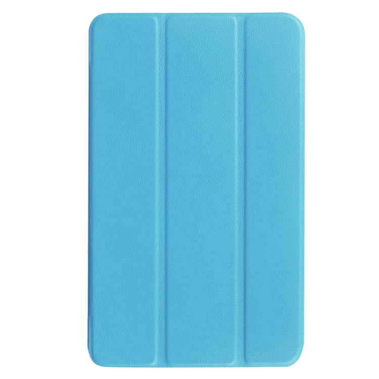 For Acer Iconia One 8 / B1-850 Custer Texture Horizontal Flip Solid Color Leather Case with Three-folding Holder