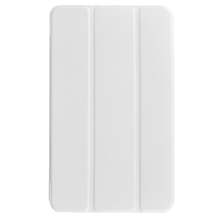 For Acer Iconia One 8 / B1-850 Custer Texture Horizontal Flip Solid Color Leather Case with Three-folding Holder