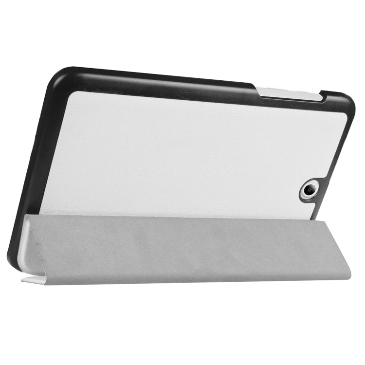 For Acer Iconia One 8 / B1-850 Custer Texture Horizontal Flip Solid Color Leather Case with Three-folding Holder