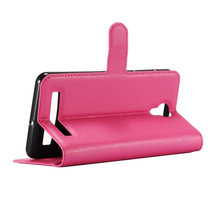 For DOOGEE X7 Pro Litchi Texture Horizontal Flip Leather Case with Holder & Card Slots & Wallet