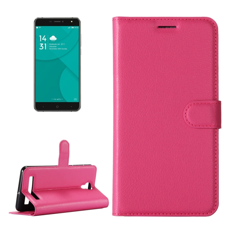 For DOOGEE X7 Pro Litchi Texture Horizontal Flip Leather Case with Holder & Card Slots & Wallet