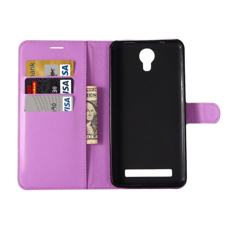 For DOOGEE X7 Pro Litchi Texture Horizontal Flip Leather Case with Holder & Card Slots & Wallet