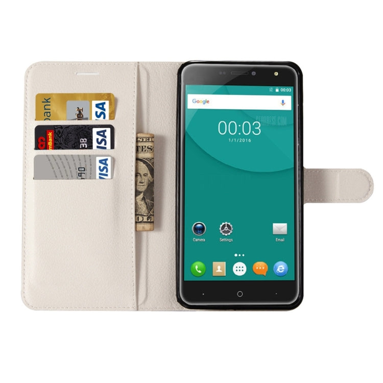 For DOOGEE X7 Pro Litchi Texture Horizontal Flip Leather Case with Holder & Card Slots & Wallet