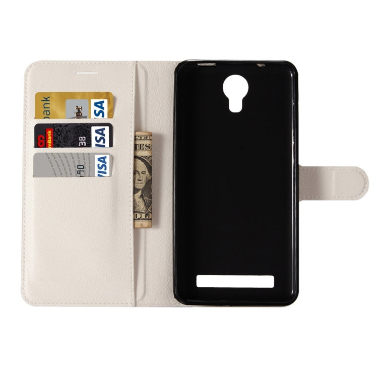 For DOOGEE X7 Pro Litchi Texture Horizontal Flip Leather Case with Holder & Card Slots & Wallet