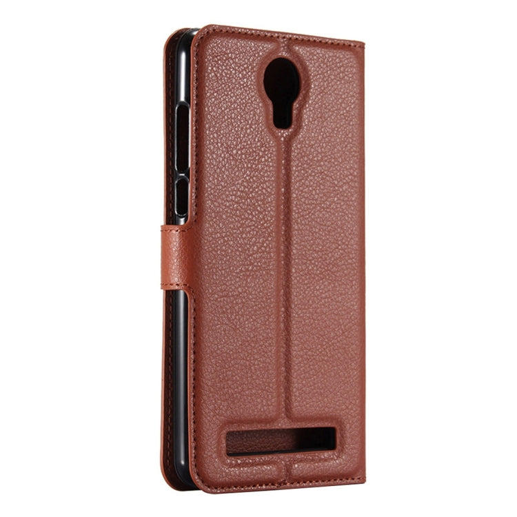 For DOOGEE X7 Pro Litchi Texture Horizontal Flip Leather Case with Holder & Card Slots & Wallet
