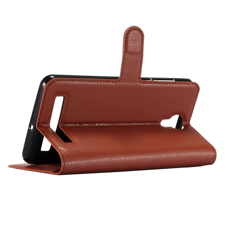 For DOOGEE X7 Pro Litchi Texture Horizontal Flip Leather Case with Holder & Card Slots & Wallet