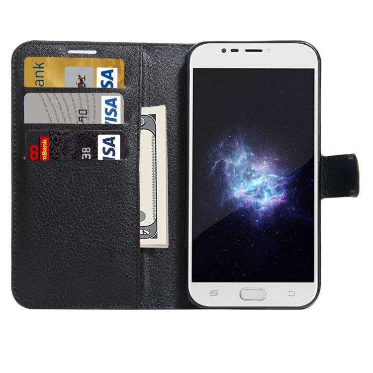 For DOOGEE X9 mini Litchi Texture Horizontal Flip Leather Case with Holder & Card Slots & Wallet