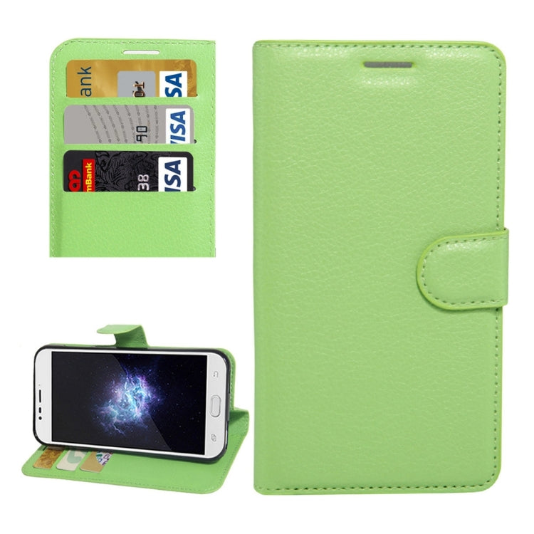 For DOOGEE X9 mini Litchi Texture Horizontal Flip Leather Case with Holder & Card Slots & Wallet