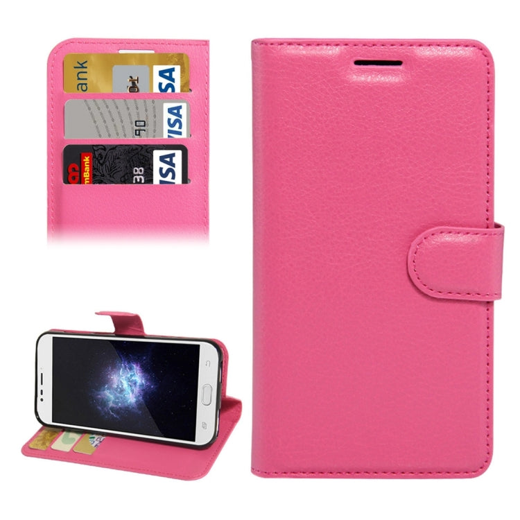 For DOOGEE X9 mini Litchi Texture Horizontal Flip Leather Case with Holder & Card Slots & Wallet