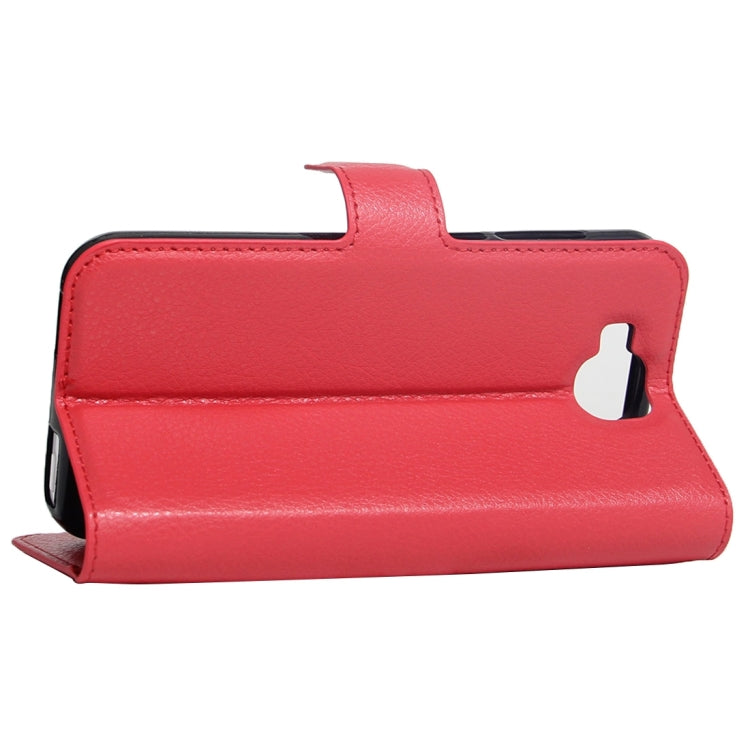 For DOOGEE X9 mini Litchi Texture Horizontal Flip Leather Case with Holder & Card Slots & Wallet