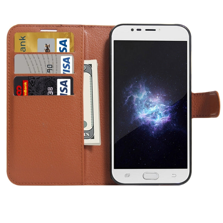 For DOOGEE X9 mini Litchi Texture Horizontal Flip Leather Case with Holder & Card Slots & Wallet