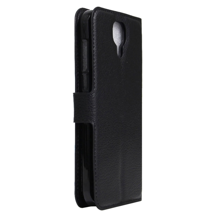 For DOOGEE X9 Litchi Texture Horizontal Flip Leather Case with Holder & Card Slots & Wallet