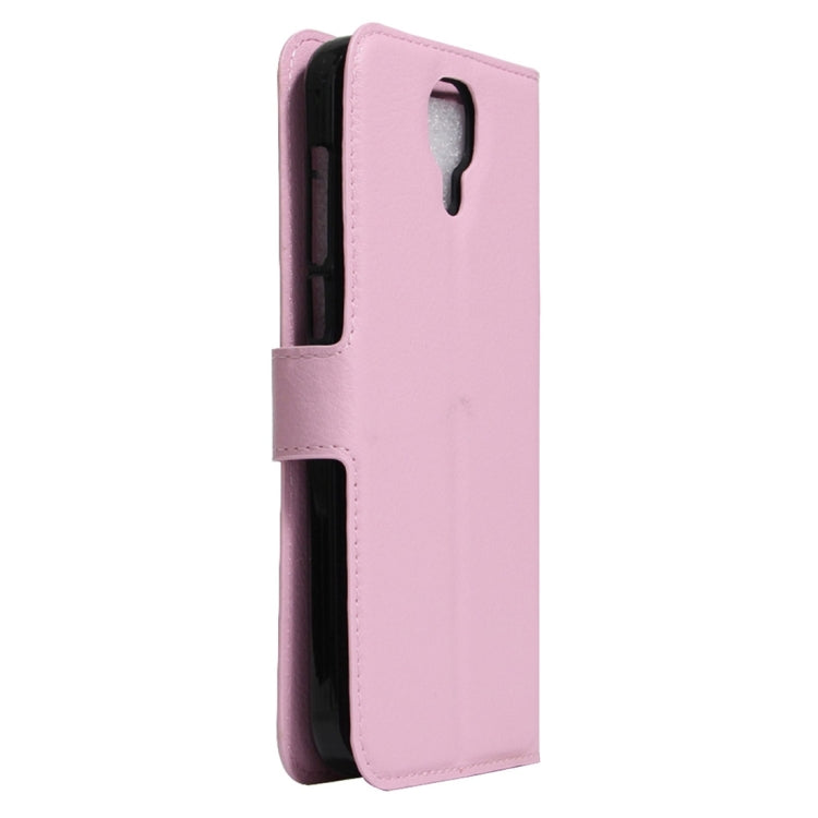 For DOOGEE X9 Litchi Texture Horizontal Flip Leather Case with Holder & Card Slots & Wallet