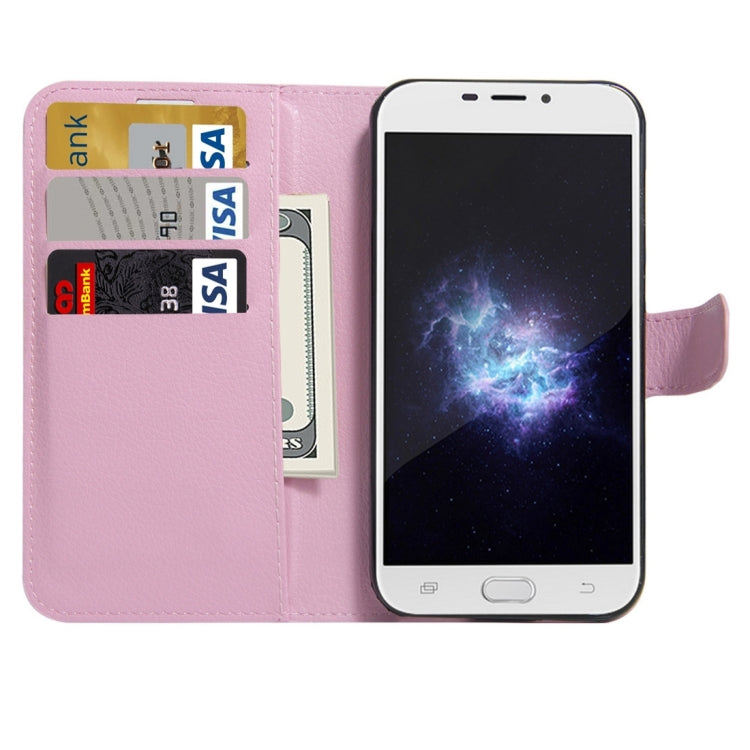 For DOOGEE X9 Litchi Texture Horizontal Flip Leather Case with Holder & Card Slots & Wallet