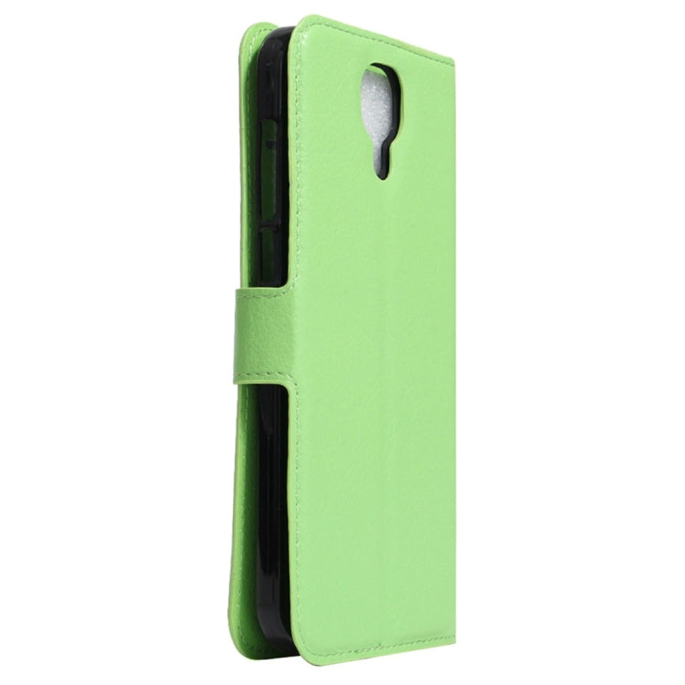 For DOOGEE X9 Litchi Texture Horizontal Flip Leather Case with Holder & Card Slots & Wallet