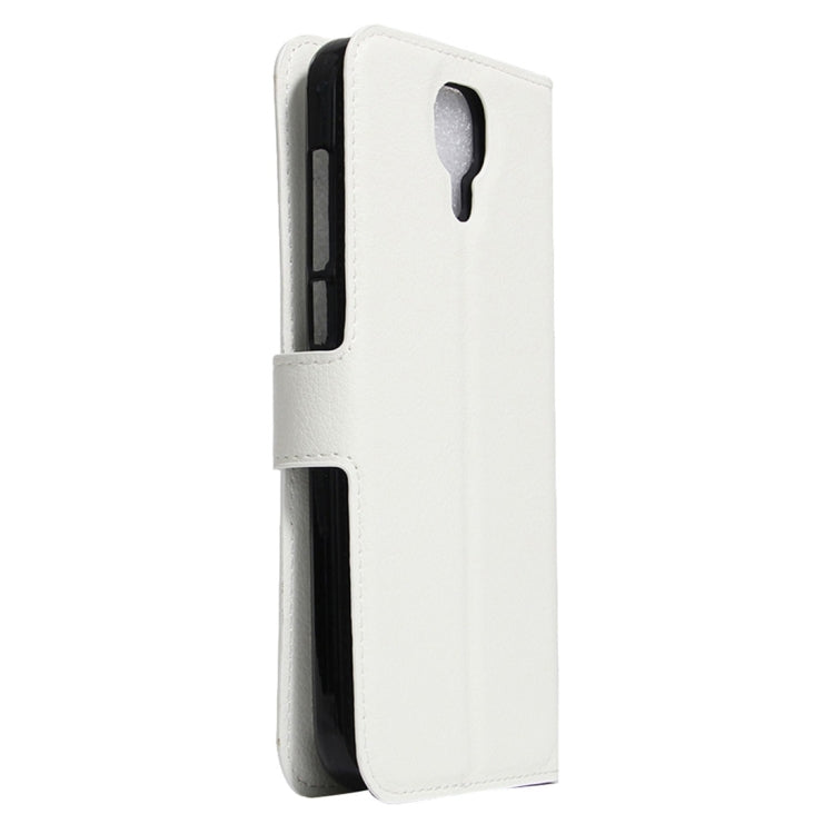 For DOOGEE X9 Litchi Texture Horizontal Flip Leather Case with Holder & Card Slots & Wallet