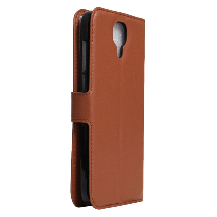 For DOOGEE X9 Litchi Texture Horizontal Flip Leather Case with Holder & Card Slots & Wallet