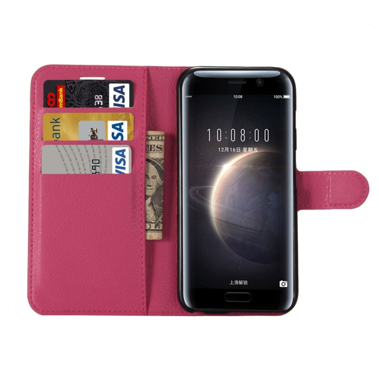 For Huawei  Honor Magic Litchi Texture Horizontal Flip Leather Case with Holder & Card Slots & Wallet