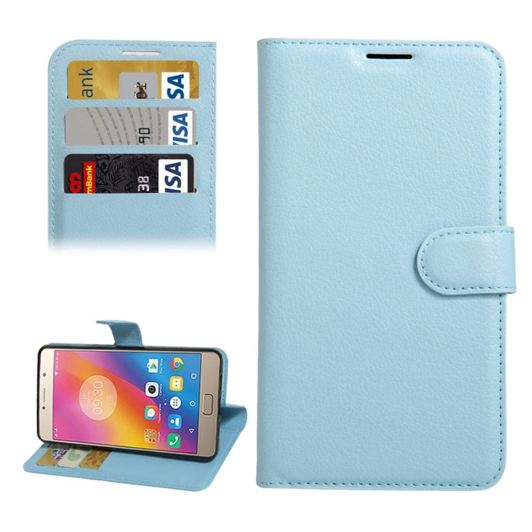 For Lenovo P2 Litchi Texture Horizontal Flip Leather Case with Holder & Card Slots & Wallet