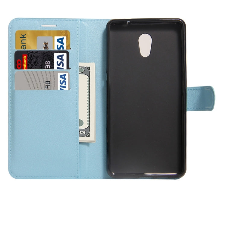 For Lenovo P2 Litchi Texture Horizontal Flip Leather Case with Holder & Card Slots & Wallet