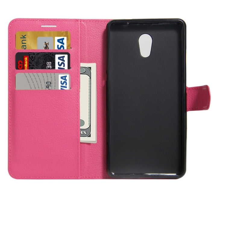For Lenovo P2 Litchi Texture Horizontal Flip Leather Case with Holder & Card Slots & Wallet