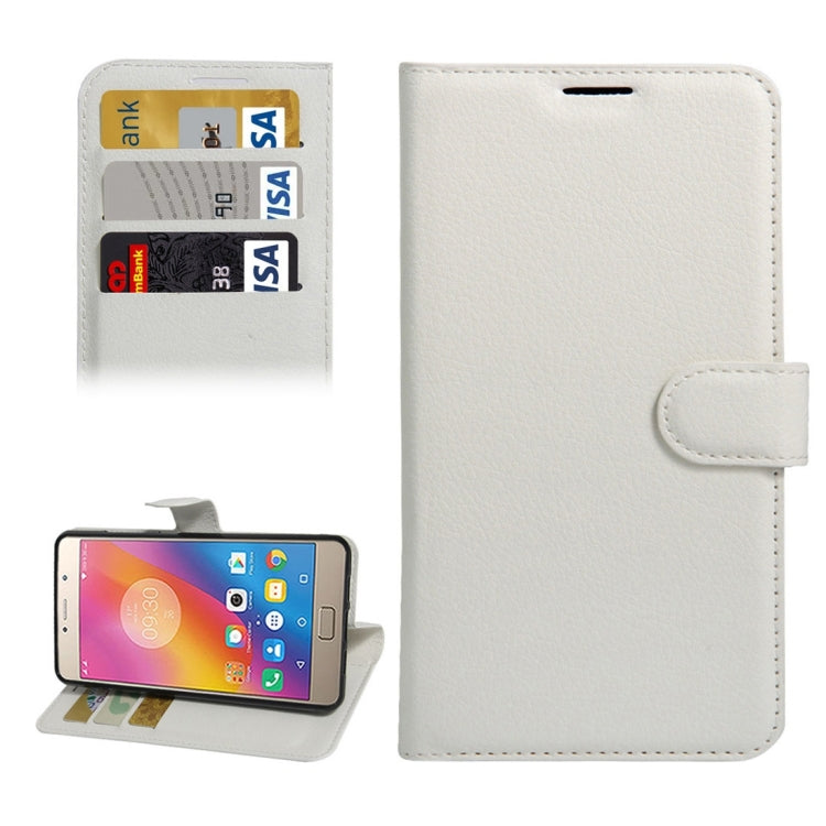 For Lenovo P2 Litchi Texture Horizontal Flip Leather Case with Holder & Card Slots & Wallet