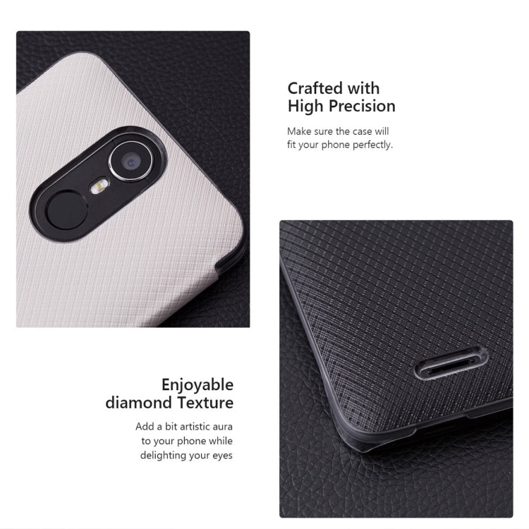 [HK Warehouse] Ulefone for Metal Lite (MPH3125) Protective Leather Case with Tempered Glass Screen Film