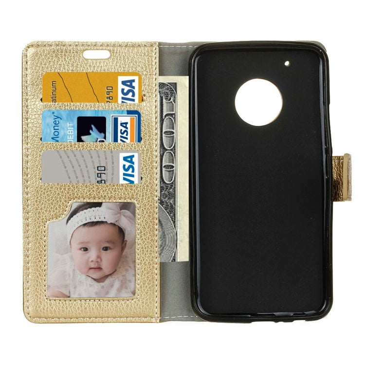 For Motorola Moto G (5th Gen.) Litchi Texture Horizontal Flip Leather Case with Holder & Card Slots & Wallet & Photo Frame