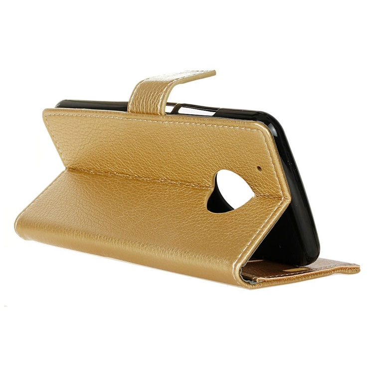 For Motorola Moto G (5th Gen.) Litchi Texture Horizontal Flip Leather Case with Holder & Card Slots & Wallet & Photo Frame