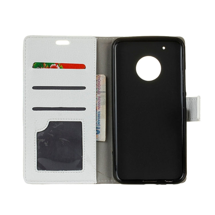 For Motorola Moto G (5th Gen.) Litchi Texture Horizontal Flip Leather Case with Holder & Card Slots & Wallet & Photo Frame