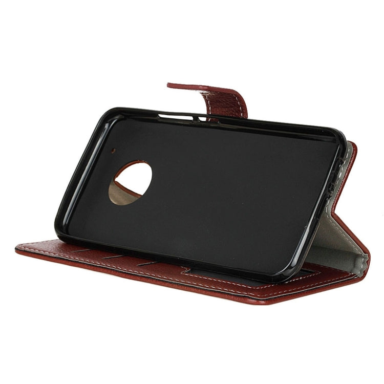For Motorola Moto G (5th Gen.) Litchi Texture Horizontal Flip Leather Case with Holder & Card Slots & Wallet & Photo Frame