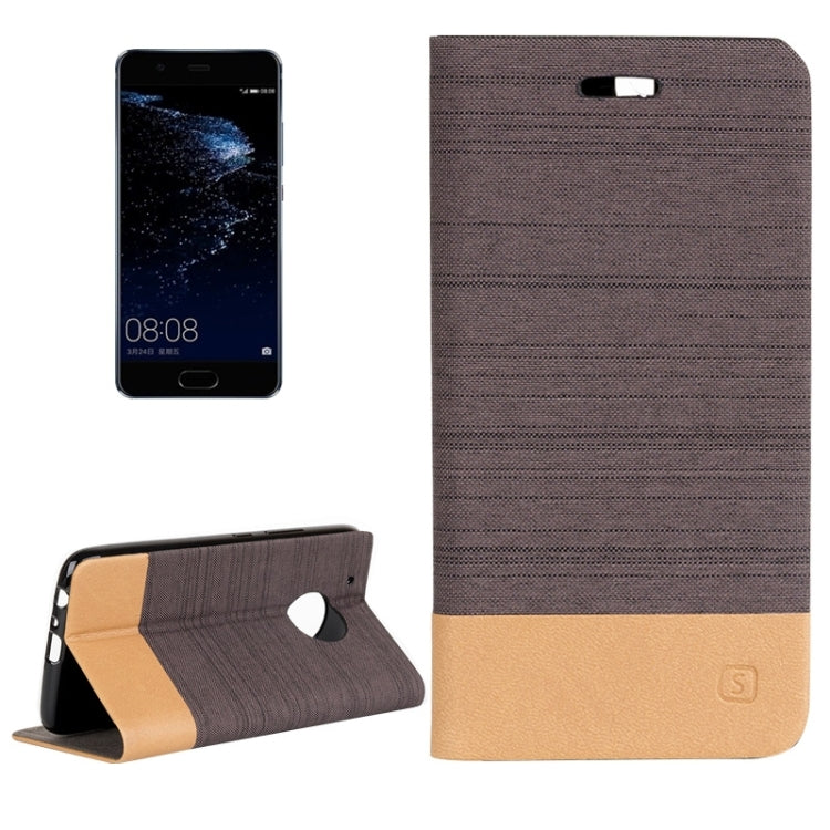 For Huawei  P10 Denim Texture Horizontal Flip Leather Case with Holder & Card Slots & Wallet