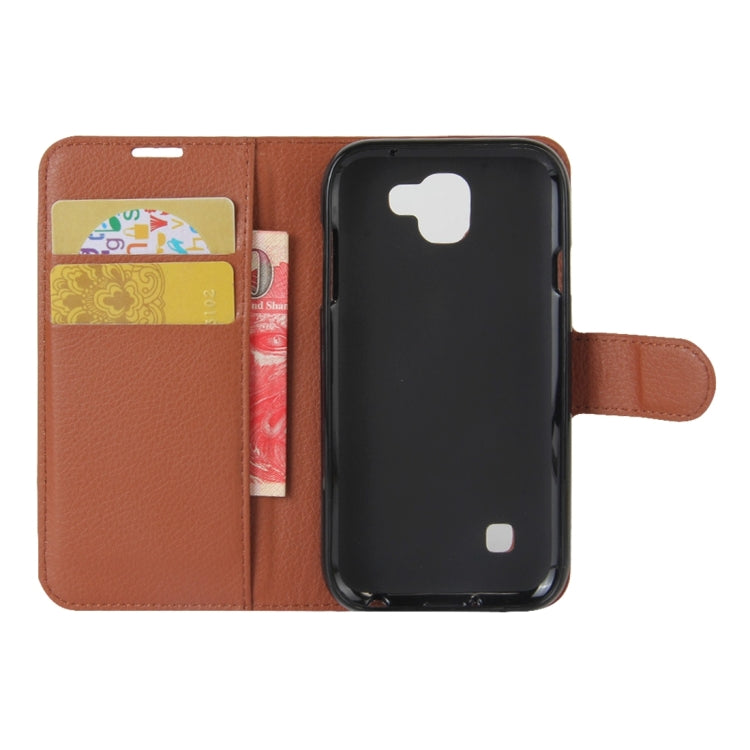 For LG K3 (2017) Litchi Texture Horizontal Flip Leather Case with Holder & Card Slots & Wallet