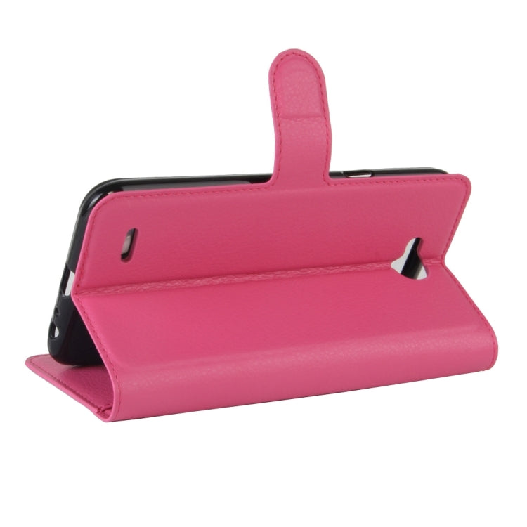 For LG X power2 Litchi Texture Horizontal Flip Leather Case with Holder & Card Slots & Wallet