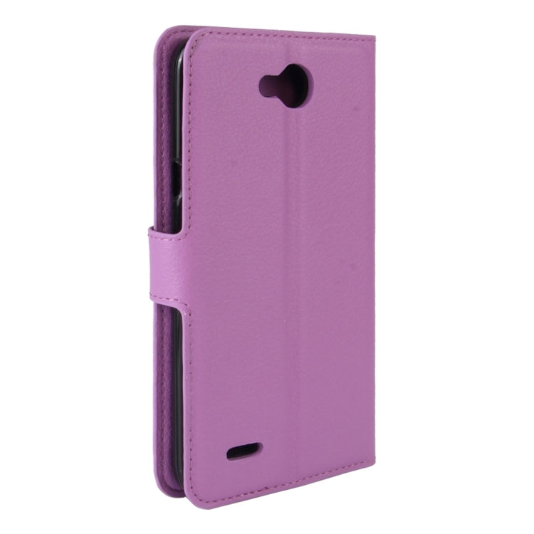 For LG X power2 Litchi Texture Horizontal Flip Leather Case with Holder & Card Slots & Wallet