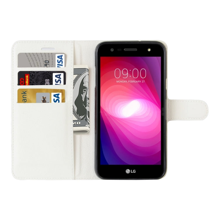 For LG X power2 Litchi Texture Horizontal Flip Leather Case with Holder & Card Slots & Wallet