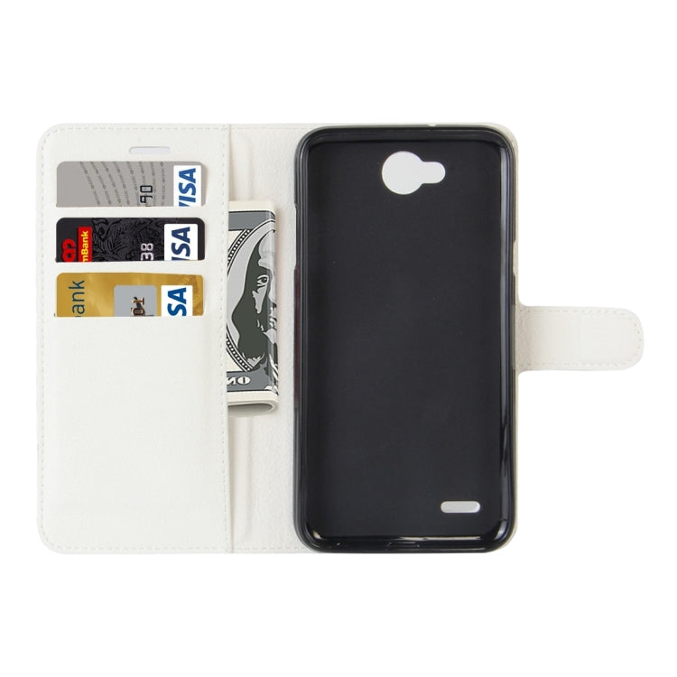 For LG X power2 Litchi Texture Horizontal Flip Leather Case with Holder & Card Slots & Wallet