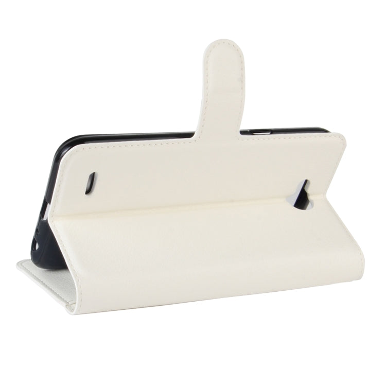 For LG X power2 Litchi Texture Horizontal Flip Leather Case with Holder & Card Slots & Wallet