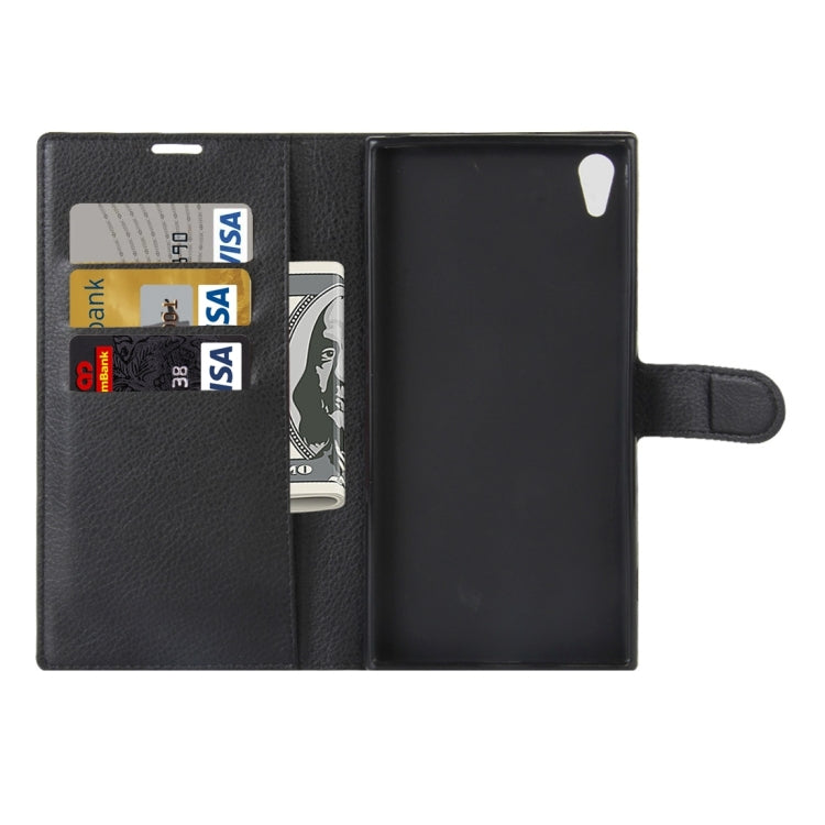 For Sony Xperia XA1 Ultra Litchi Texture Horizontal Flip Leather Case with Holder & Card Slots & Wallet