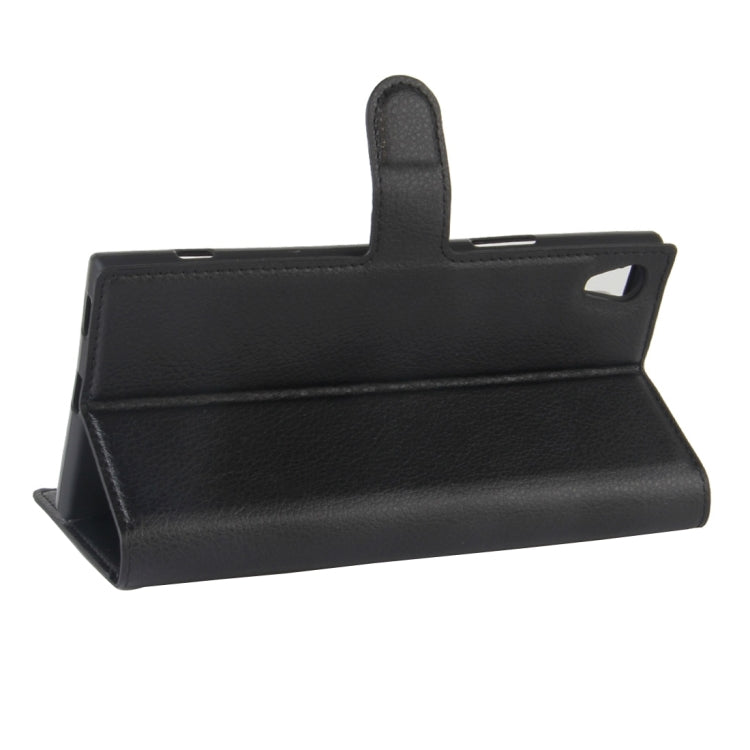 For Sony Xperia XA1 Ultra Litchi Texture Horizontal Flip Leather Case with Holder & Card Slots & Wallet