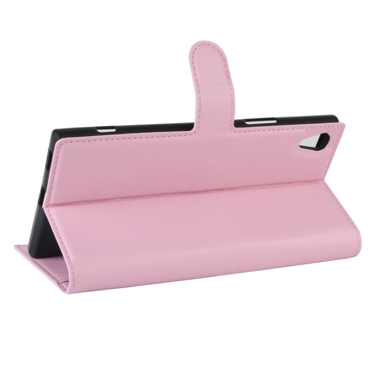 For Sony Xperia XA1 Ultra Litchi Texture Horizontal Flip Leather Case with Holder & Card Slots & Wallet