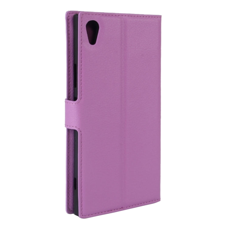 For Sony Xperia XA1 Ultra Litchi Texture Horizontal Flip Leather Case with Holder & Card Slots & Wallet