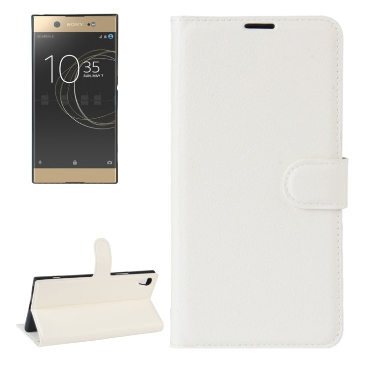 For Sony Xperia XA1 Ultra Litchi Texture Horizontal Flip Leather Case with Holder & Card Slots & Wallet